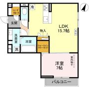 フルールの間取り画像