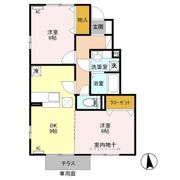 アロース・ガーデン Aの間取り画像
