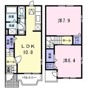 サニーハイツ．Tの間取り画像