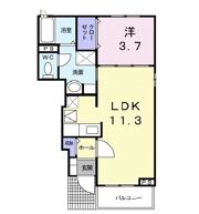 ネオハーモニーの間取り画像