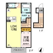 Square Villa 福島の間取り画像