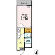 modern palazzo文教東の間取り画像