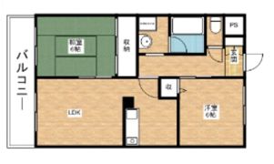 ガーデンパレス高槻の間取り画像