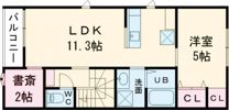 エスカレント若宮の間取り画像