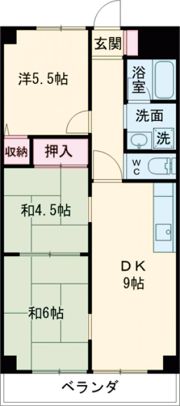 ミルオンデュール西町の間取り画像