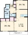 ブランエール Gの間取り画像