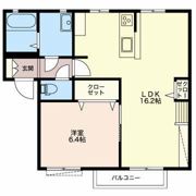 タウニー野村 Fの間取り画像