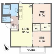 メゾンソレイユの間取り画像