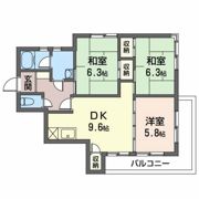 マンション旭ヶ丘の間取り画像