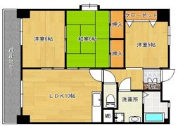 イエローマンション小倉の間取り画像