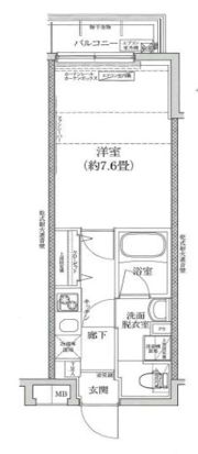 ティモーネグランデ横浜ノースの間取り画像