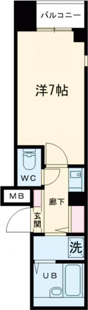 シャトー三和船場の間取り画像