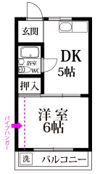 第6ファイブビルの間取り画像