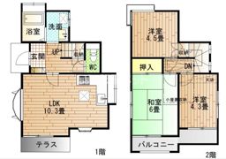 手広2丁目貸家の間取り画像