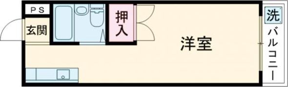 ベルメゾンKの間取り画像