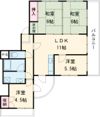 ヤマエハイツの間取り画像