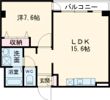 アバントコート明石の間取り画像