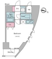 レジディア東品川の間取り画像