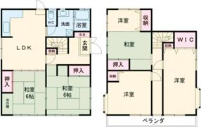 阿武隈1丁目貸家の間取り画像