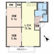 セレソ末広 Aの間取り画像