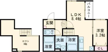 テラス東佐賀の間取り画像