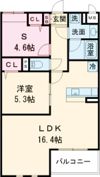 カーサク芥川の間取り画像