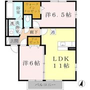 パストラル福田 A棟の間取り画像