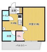 メルポート宇品神田の間取り画像