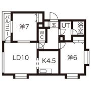 コルティール3番館の間取り画像