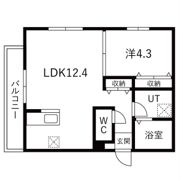 道徳テラスの間取り画像