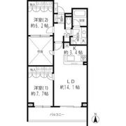 リベルテ等々力の間取り画像