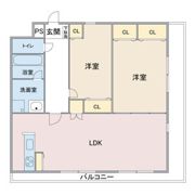 レジーナ鳥居松の間取り画像