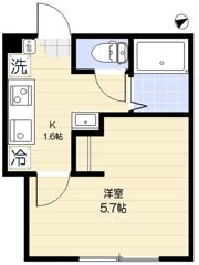 エクセラン本蓮沼Ⅰの間取り画像