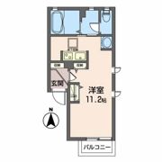 カーム連坊の間取り画像