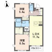 メゾンマスト郡山の間取り画像