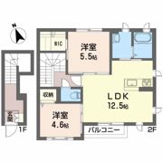 メゾンソレイユの間取り画像