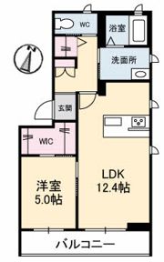 クレスト23の間取り画像