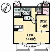 nfツインズ B棟の間取り画像