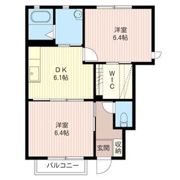 ブランシェK＆M Bの間取り画像