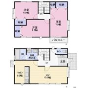 東日野戸建の間取り画像