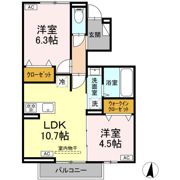 (仮称)D-ROOM石神井台4丁目PJ A棟の間取り画像