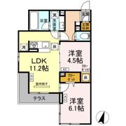 Asset-Court八坂の間取り画像
