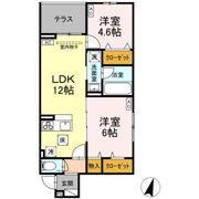 Asset-Court八坂の間取り画像