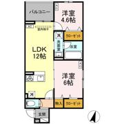 Asset-Court八坂の間取り画像