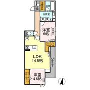 セレスティア苗代の間取り画像