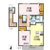 アイリス Aの間取り画像