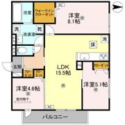 Villa Calmaの間取り画像