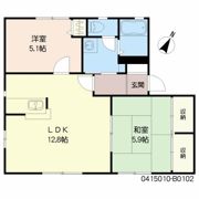 パルティール千里 B棟の間取り画像
