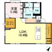 クレストパレス B棟の間取り画像