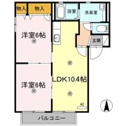 バリュージュ馬木 B棟の間取り画像